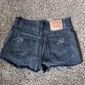 Black Levi shorts